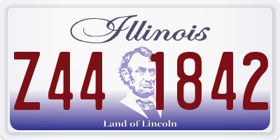 IL license plate Z441842