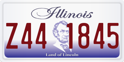 IL license plate Z441845
