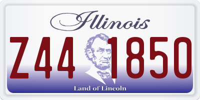 IL license plate Z441850