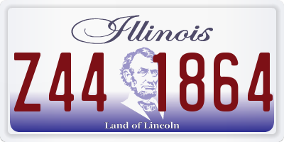 IL license plate Z441864