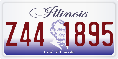 IL license plate Z441895