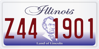 IL license plate Z441901
