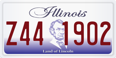 IL license plate Z441902