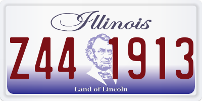 IL license plate Z441913
