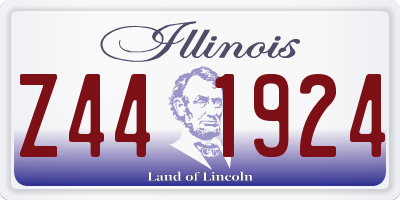 IL license plate Z441924