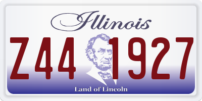 IL license plate Z441927