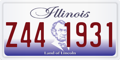 IL license plate Z441931