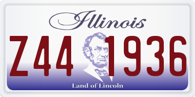IL license plate Z441936