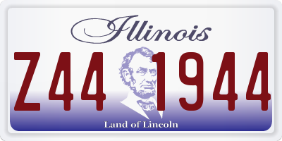 IL license plate Z441944
