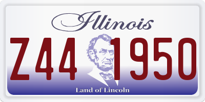 IL license plate Z441950
