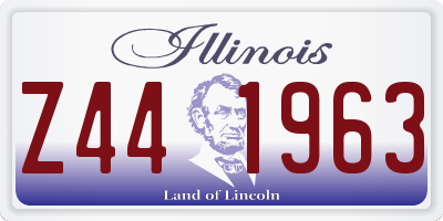 IL license plate Z441963