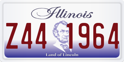 IL license plate Z441964