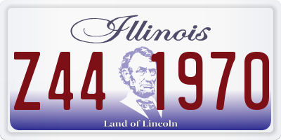 IL license plate Z441970