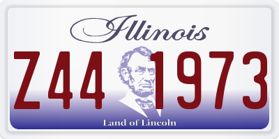 IL license plate Z441973