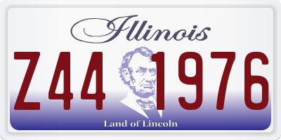 IL license plate Z441976