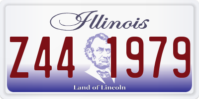 IL license plate Z441979