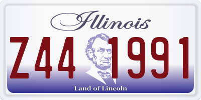 IL license plate Z441991