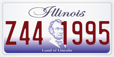 IL license plate Z441995