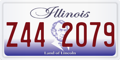 IL license plate Z442079