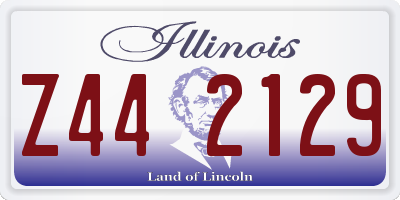 IL license plate Z442129