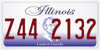 IL license plate Z442132