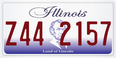IL license plate Z442157