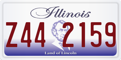 IL license plate Z442159