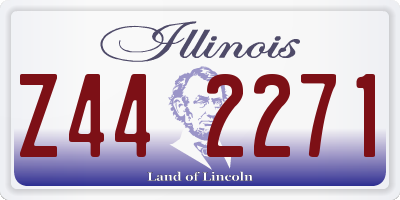 IL license plate Z442271