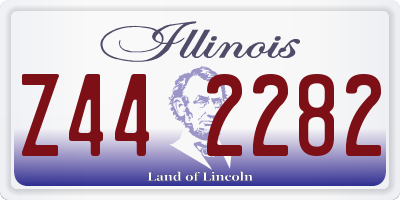 IL license plate Z442282