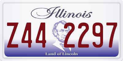 IL license plate Z442297