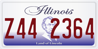 IL license plate Z442364