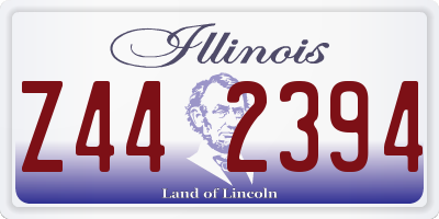 IL license plate Z442394