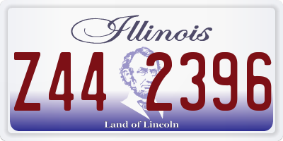 IL license plate Z442396