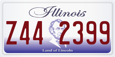 IL license plate Z442399