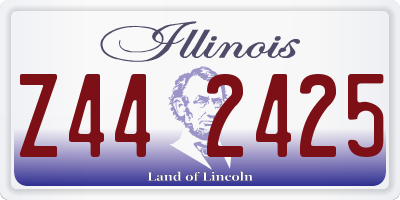 IL license plate Z442425