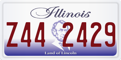 IL license plate Z442429