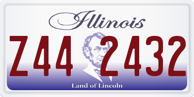 IL license plate Z442432