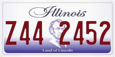 IL license plate Z442452