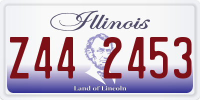 IL license plate Z442453