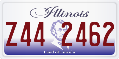 IL license plate Z442462