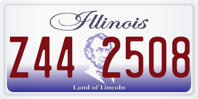 IL license plate Z442508