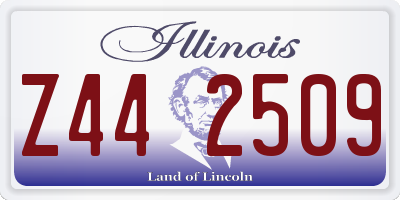IL license plate Z442509