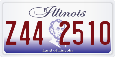 IL license plate Z442510