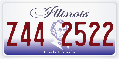 IL license plate Z442522