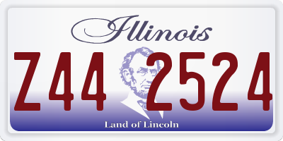 IL license plate Z442524