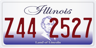 IL license plate Z442527