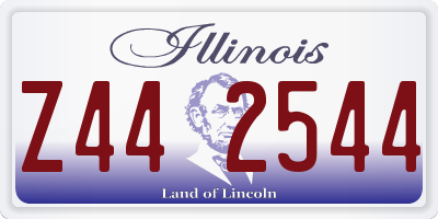 IL license plate Z442544