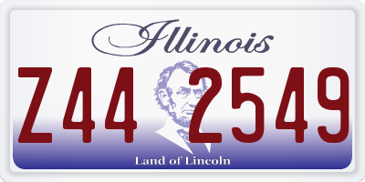 IL license plate Z442549