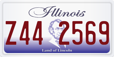 IL license plate Z442569