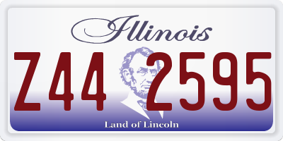 IL license plate Z442595